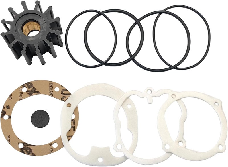 SeaSierra 3858256 Sea Water Pump Impeller Kit Replace Volvo Penta 3.0 4.3 5.0 5.7 7.4 8.1 L and OMC 3.0-8.2L Marine Boat Engines 21951346 - Image 2